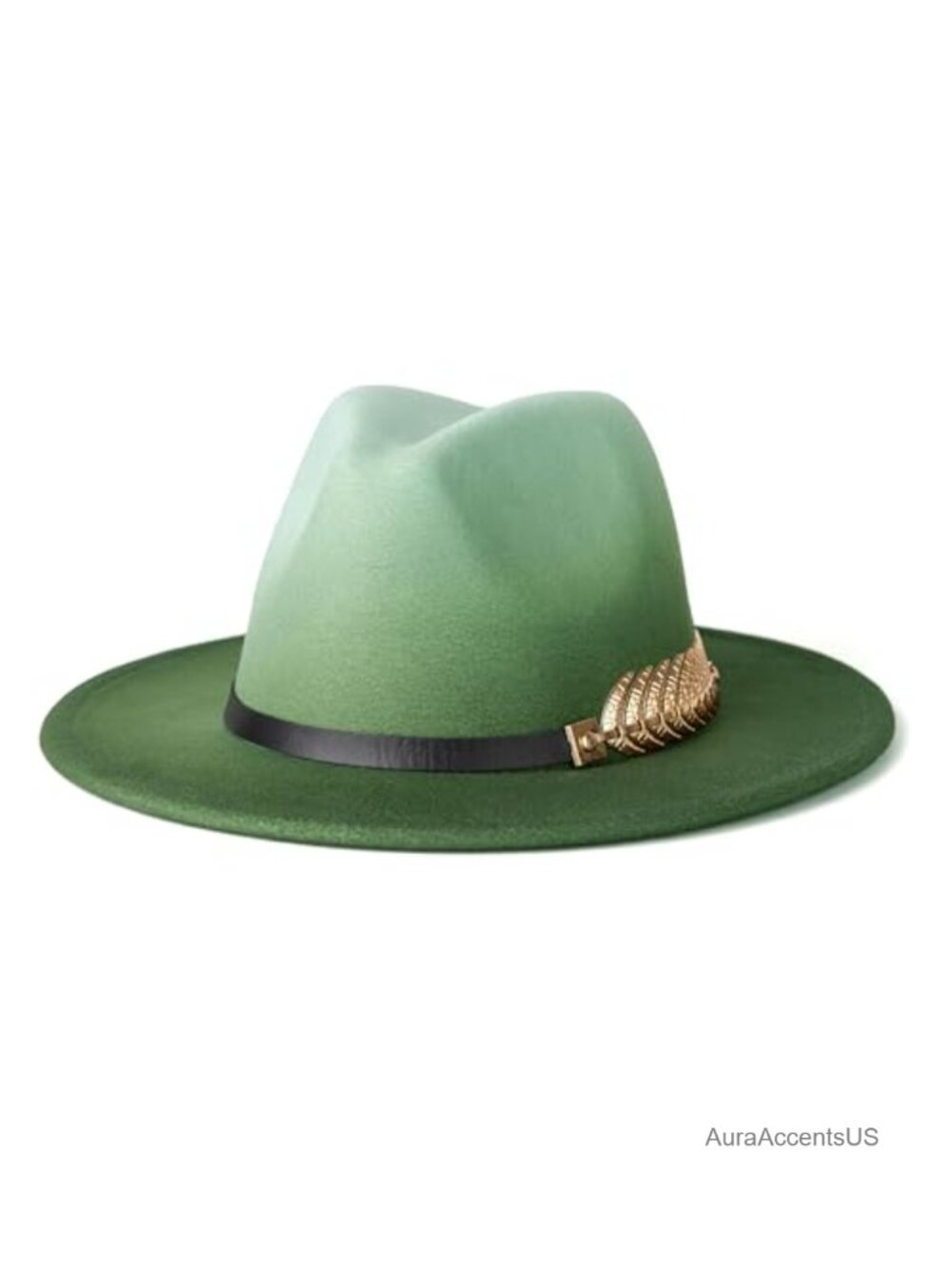 Women's Wide Brim Felt Fedora Hat Cotton Polyester Adjustable One Size
